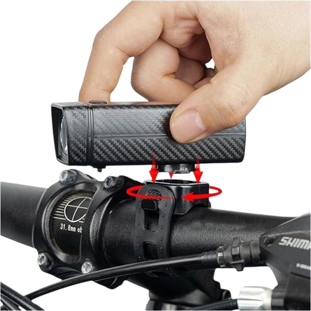 High- Night Cycling Light – Long- Light for Road Bikes, Safe & Bright Night Riding Equipment