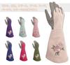 CE Certified Gardening Long Sleeve Rose Synthetic Puncture Floral Perfect for Gardening and Yard Work [Intra-FIT] Gloves, Gloves, Leather, Resistant,