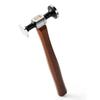 WUTA Special Carbon Stainless Steel Hammer Leather Craft Hammer Round and Square Head Walnut Handle Steel Hammer