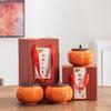 Persimmon Ruyi Persimmon Jar Happy Candy Jar Gift Box Ceramic Ornament Small Tea Can Wedding Wedding Gift