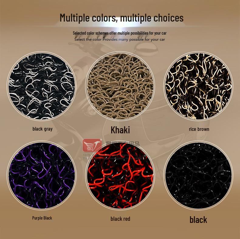 Водонепроницаемый, износостойкий шелковый коврик для ног в виде кольца для электромобиля Niu M1