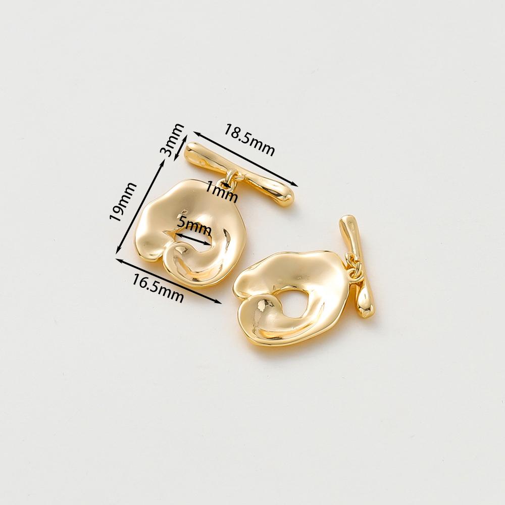 4 Набора Латунные Застежки-Тоглы Цвета Золота 14K18K Соединители Для DIY Браслетов Ожерелий Аксессуары для Изготовления Украшений