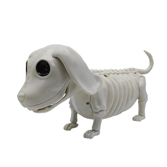 Halloween Animal Skeletons Dog Bat Frog Scorpion Spider Snake Rat Bone Skeletons for Halloween Party Haunted House Graveyard Scene Decoration