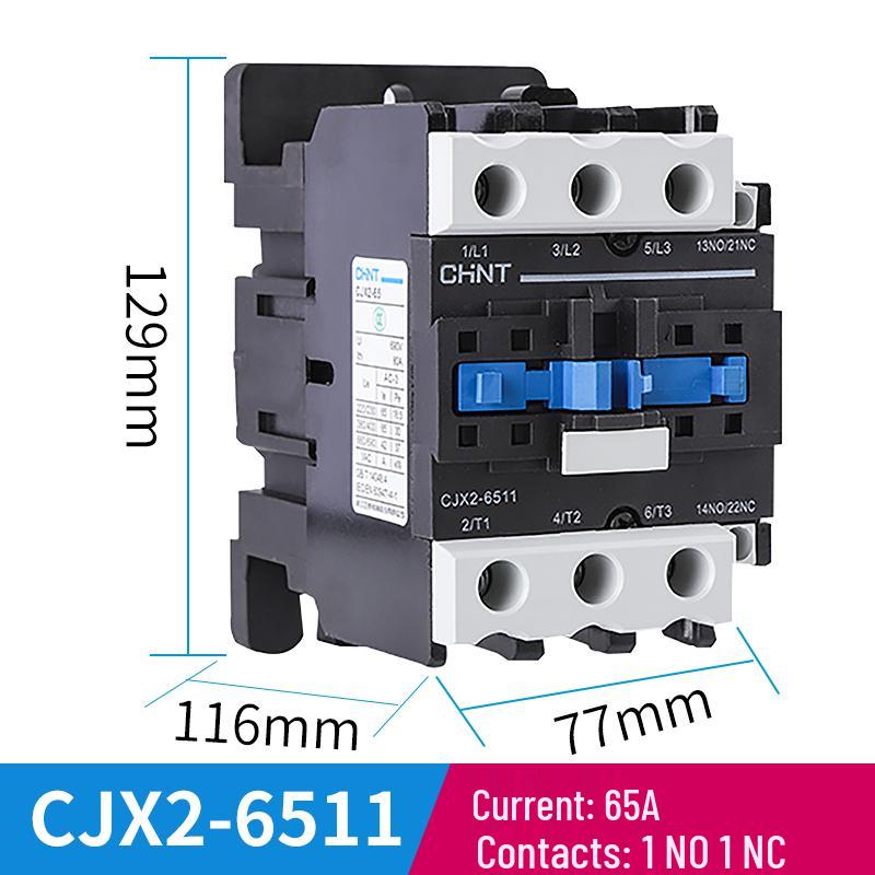 Zhengtai NXC AC Contactor 220V Single-Phase / 380V Three-Phase Normally Open/Closed CJX2-1210 1810