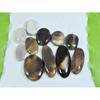 135Cts. Natural Onyx Agate Oval Cabochon Loose Gemstone 11 Pcs Lot A-556