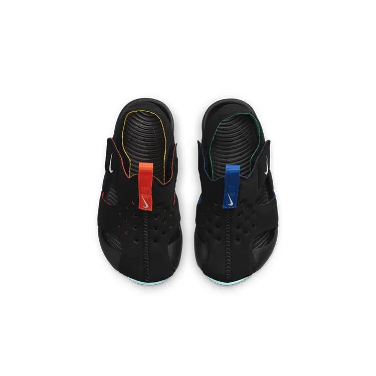Nike Sunray Protect 2 BT 'Black Tropical Light Green' (Unisex) Black / Tropical Light Green / Bright Crimson / Laser Orange Toddler Shoes