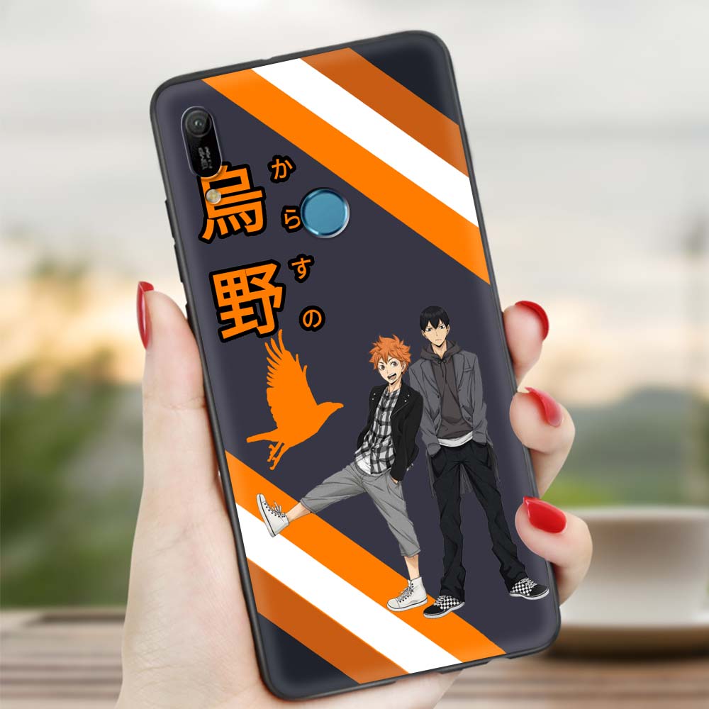Чехол для телефона Huawei P30 Pro P40 Lite EP Smart Z Y7 Y6 2019, силиконовая задняя крышка, сумка для мобильного телефона, аниме Oya Haikyuu Love Volleyball