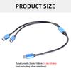 Разветвитель Type-C на два порта USB-C, удлинитель USB C to Type C для одновременной зарядки двух устройств с одного порта данных