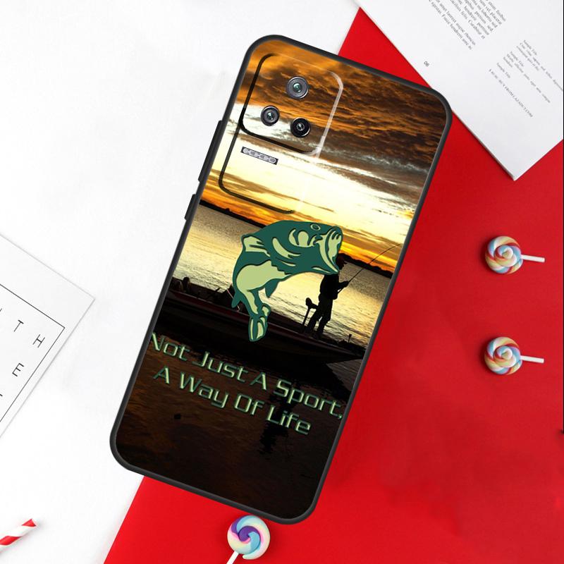Чехол для телефона Xiaomi 15 Ultra 13 14 11T 12T 13T 14T Pro POCO X7 Pro X3 X5 X6 M6 F5 F6 Pro с рисунком Охотник Мужчина Собака для рыбалки