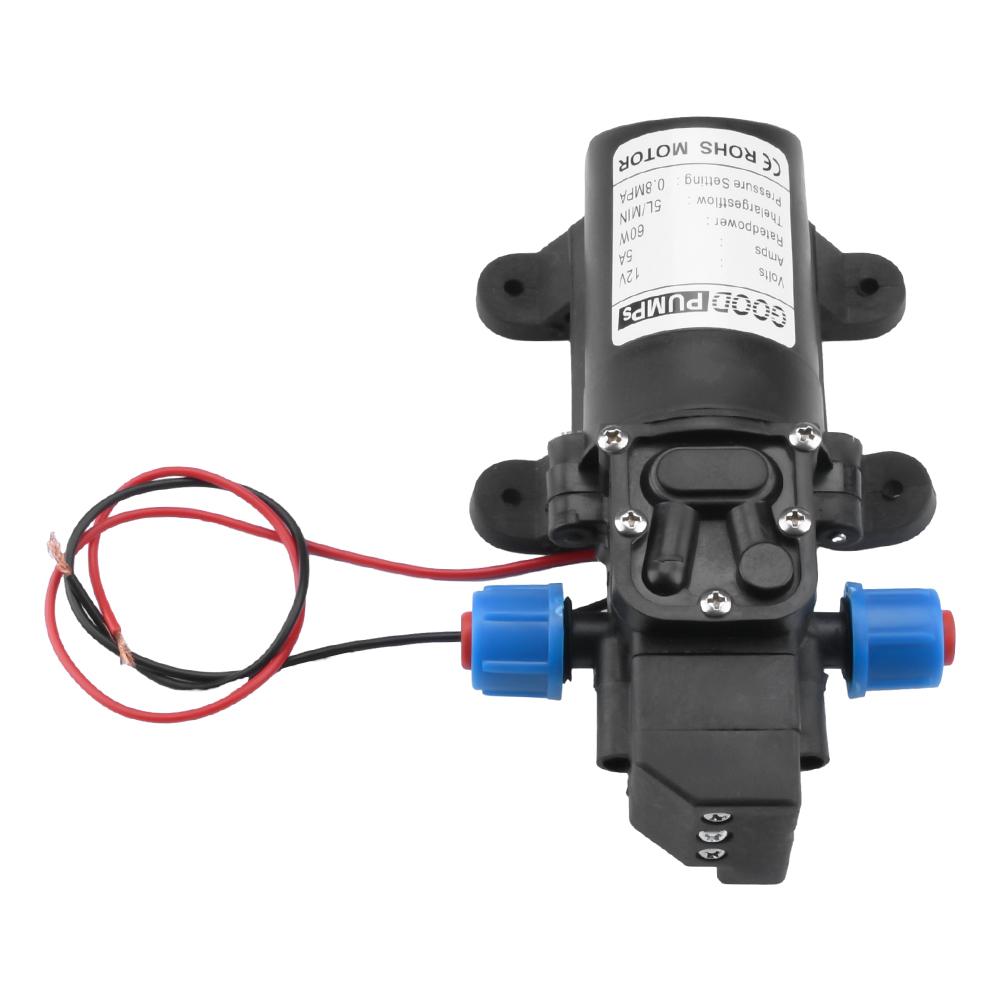 Automatic Flow Switch 3-5L/min DC 12V 5A 60W 70W 72W Auto Diaphragm Water Pump Small Safe High Pressure Self Priming Pumps