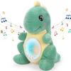 Qizebaby Baby Sleeping Toy Music Box Baby Sleep Induction Sleeping Music Projection Dinosaur Plush Toy 0 Years 1 Years Newborn Toy Crib Toy Infant