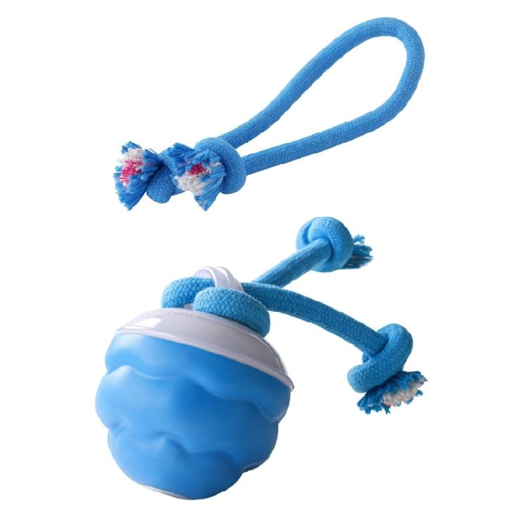 USB-перезаряжаемая игрушка для собаки, веревочный мяч для прорезывания зубов, интерактивный, активируемый движением, катящийся мяч для разных пород, увлекательный