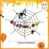 Halloween Spider Web Decoration Backdrop Versatile Creative Hanging Ornament Decor for