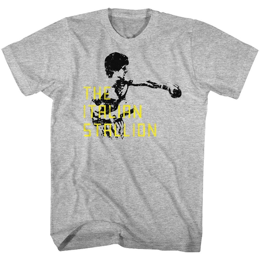 Rocky The Staillion Block Text TShirt