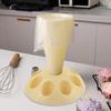 Piping Bag Stand with 8 Icing Nozzles Holders Detachable Base Cake Decorating Pastry Piping Tool Holder Pastry Bag Supporter Baking Accessories