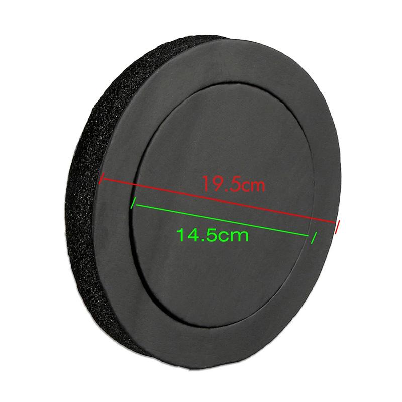 1 шт. 6,5-дюймовый хлопковый коврик для автомобильного динамика, кольцо, звукоизоляционные аксессуары, усилитель звука, система звукоизоляции, кольцевой коврик, бас-дверь
