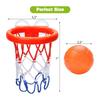 Baby Bath Toy Children Water Play Toys Set Bathroom Bathtub Suction Cup Shooting Basketball Hoop with 3 Balls Bath Toys for Kids