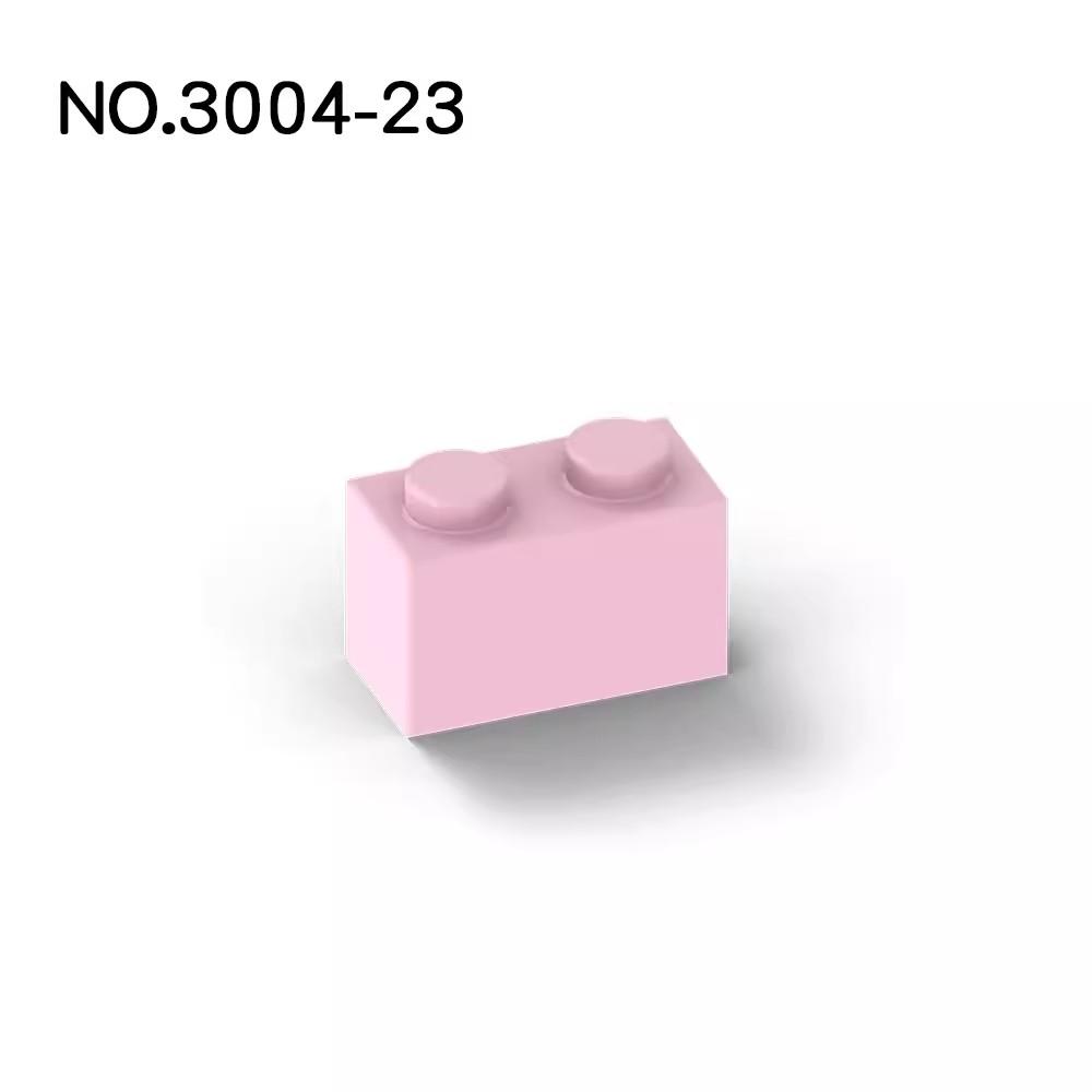 20 шт. Детали MOC 3004 Кирпичик 1x2 Совместимые Кирпичики DIY Сборка Строительные Блоки Частицы Детская Головоломка Развивающая Игрушка Подарок