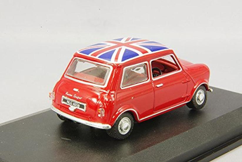OXFORD Austin Mini Tartan Jack 1/43 Красный/Юнион