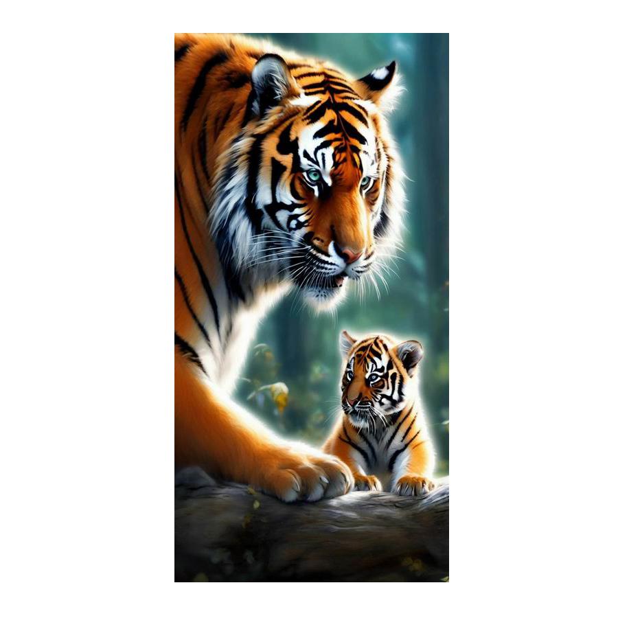 Алмазная живопись Новая коллекция Тигр Diy Полная вышивка стразами Дикие животные Мозаика Наборы для вышивки крестом Декор для стен