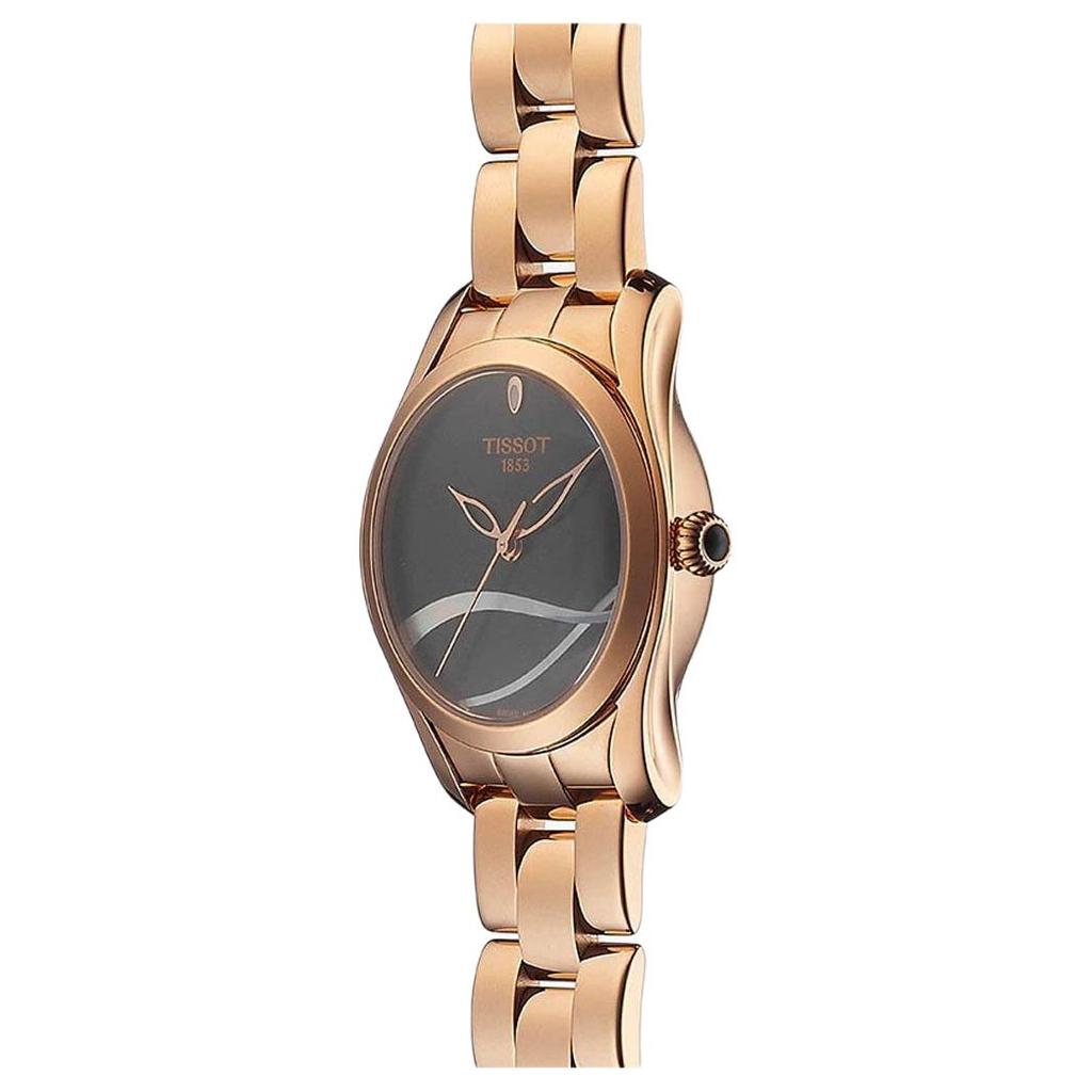 TISSOT Quartz Movement 30m Water Resistance Women's Watch 30mm Gray Dial Stainless Steel Case T112.210.33.061.00