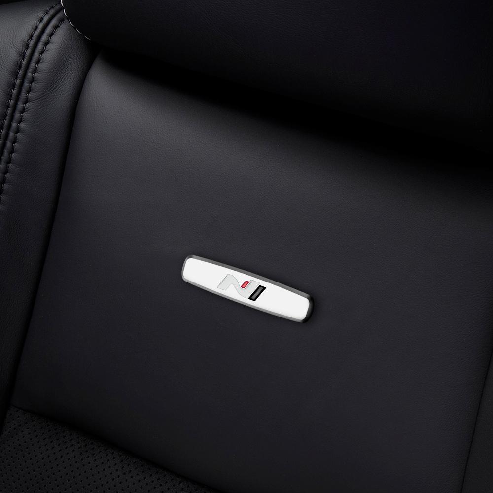 Эмблема стульев для NLINE, наклейка с логотипом, 2 шт., наклейка на автомобильное сиденье Hyundai для Tucson Sonata I40 I30 I20 I10 IX35 IX25