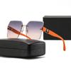 Summer Gradient Sunglasses Vintage Frameless Sun Glasses New Women Shades  for Unisex