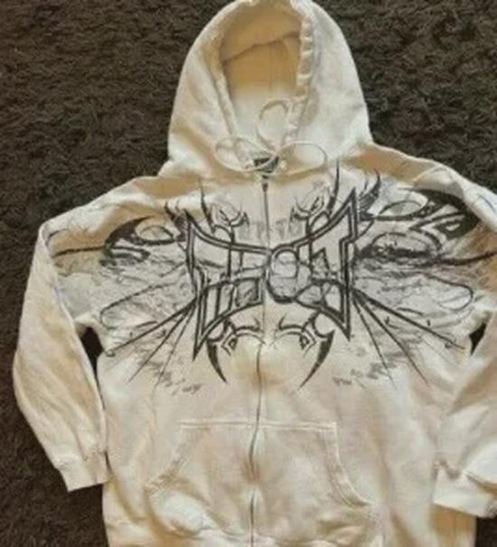 «Унисекс-кардиган с капюшоном на молнии со скелетом — принт в стиле «Американский ретро»»