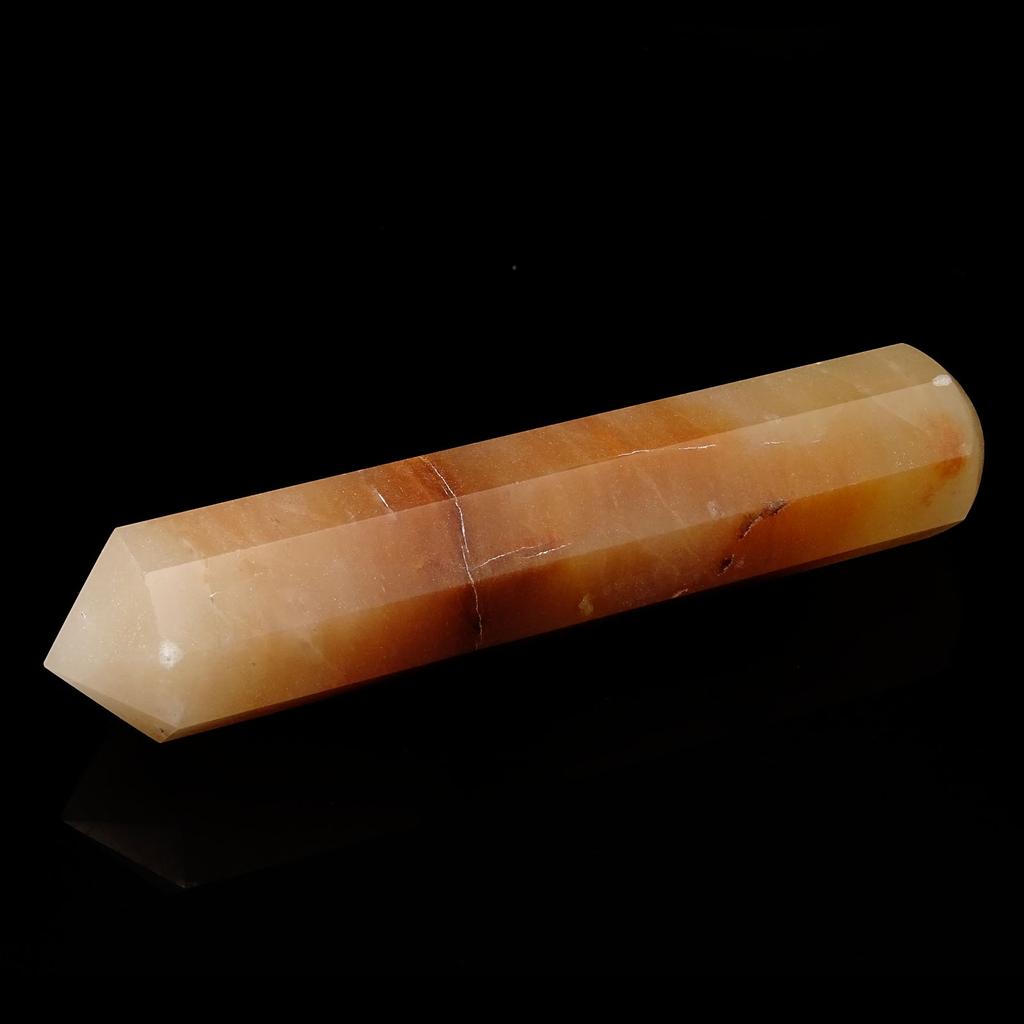 Harmonize Массажная палочка Обелиск Башня Кальцит Драгоценный камень Рейки Исцеляющий кристалл