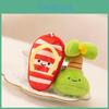 Fruit Tortoise Slippers Shaped Plush Keychain Toy Short Material Gifts Doll