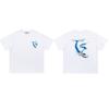 Cross-border new graffiti letter printing European and American street trendy brands loose and versatile casual men's and women's short-sleeved round