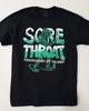 Vtg Sore Throat Band Cotton Black All Size Unisex Shirt MC712