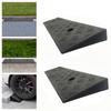 2Pcs/Pack 500*130*30mm Sidewalk Threshold Driveway Plastic PE Portable Car Loading Dock Textured Surface Curb Ramp