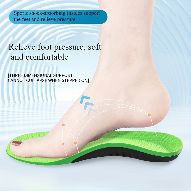 Sports Insole EVA - Shock-absorbing Insole with Arch Support and Heel Cushioning, Enhancing Comfort, Shock-absorbing Softness, Anti Slip and Anti