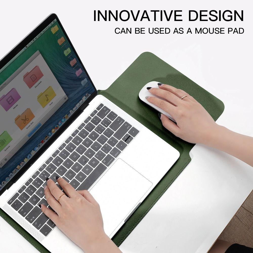 11 13 14 15 дюймов Чехол-конверт для ноутбука Ультратонкий из ПУ кожи Обложка для ультрабука Сумка для ноутбука Противоударный защитный чехол