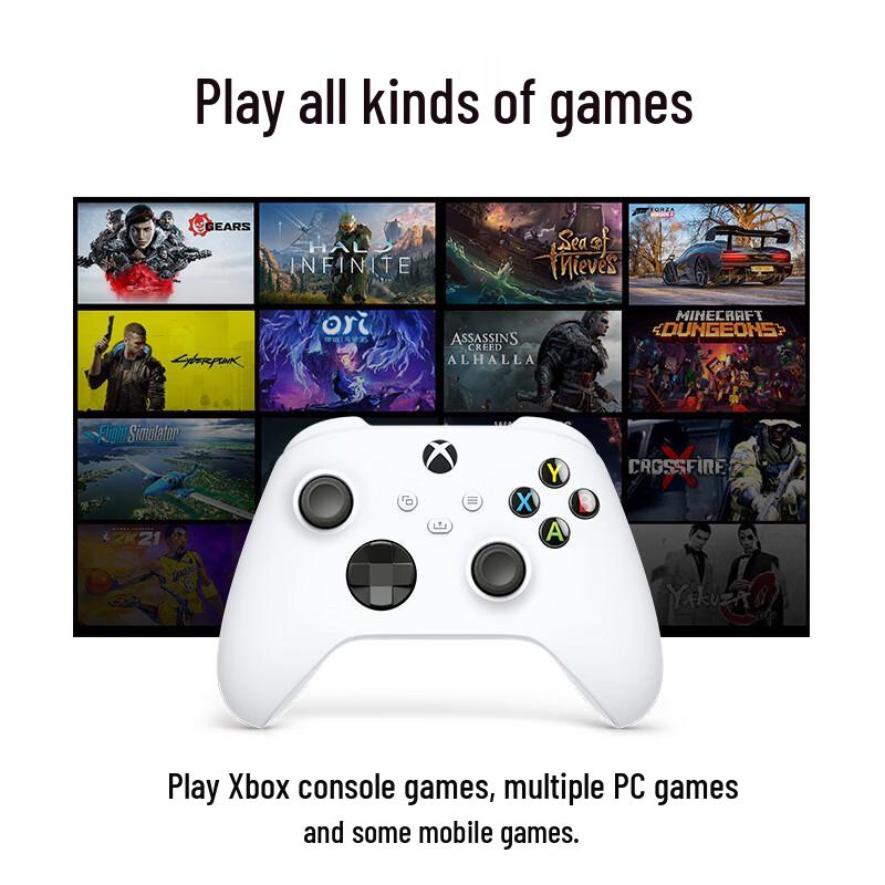 Беспроводной контроллер Xbox Ice White - Call of Duty: Black Ops 7 Special Edition с настраиваемыми кнопками и поддержкой Bluetooth