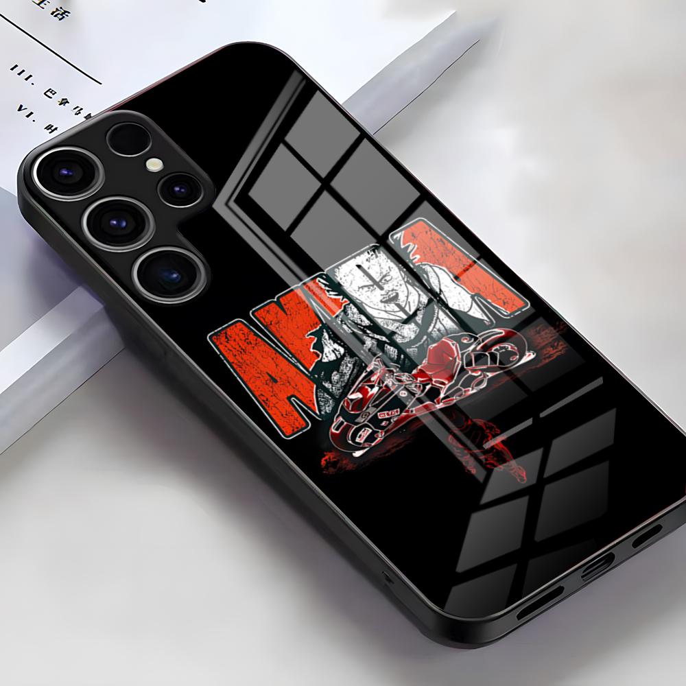 AKORA Phone Case For Samsung S26 S25 Edge Ultra S23 S22 S21 S20 Ultra Plus S24 Fe A54 A53 A25 Glass Cover