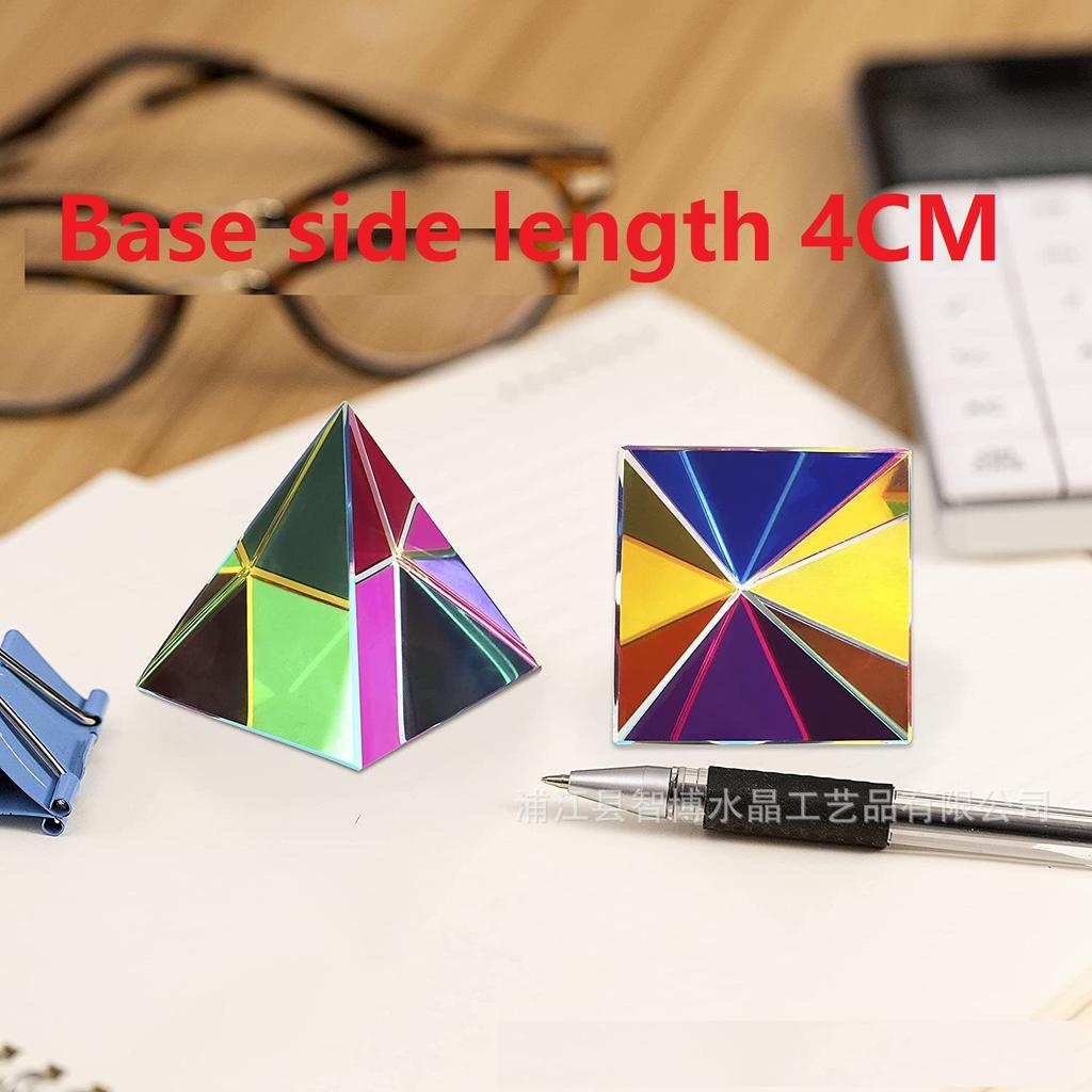 (1.57 40Mm Inches) Color Cube Prism Three Primary Colors Popular Science Optical Color Experiment Toys Home Color Neocubes Toy