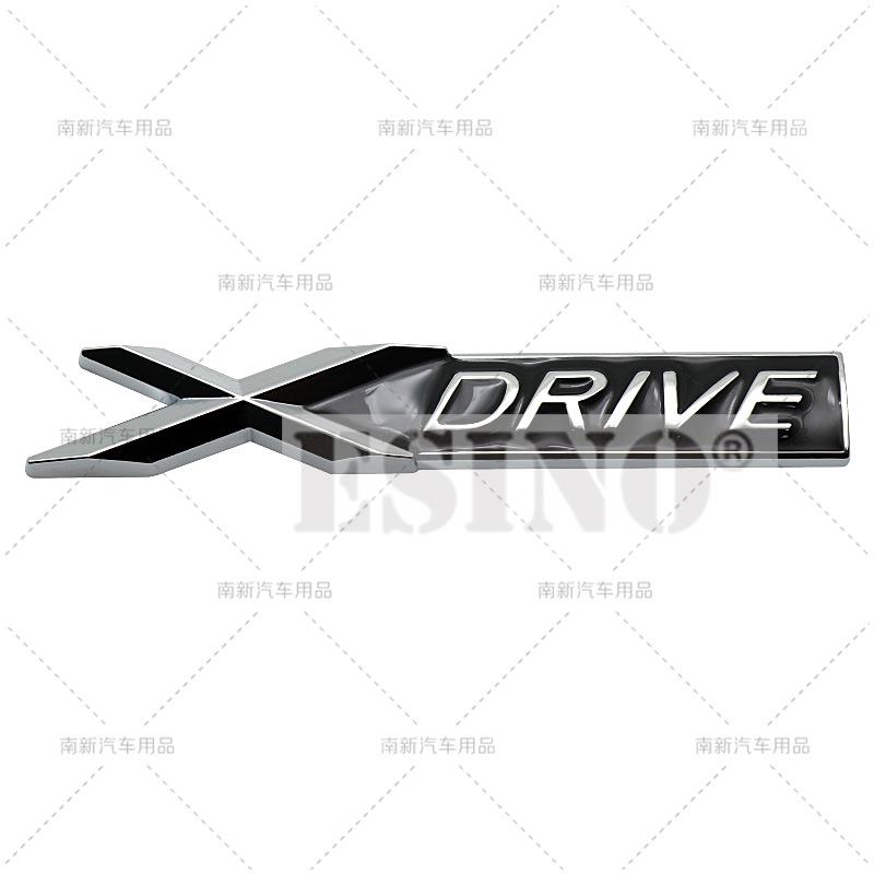 Car Styling 3D Metal Rear Trunk Emblem S Drive X Drive E Drive Badge  Adhesive Emblem for BMW X1 X2 X3 X5 X6 X7 i3 i4 i7 iX iX3