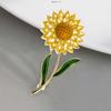 Senior Brooches Flower Leaf Brooch Pins for Women Suit Pendant Fashion Brooches Jewelry