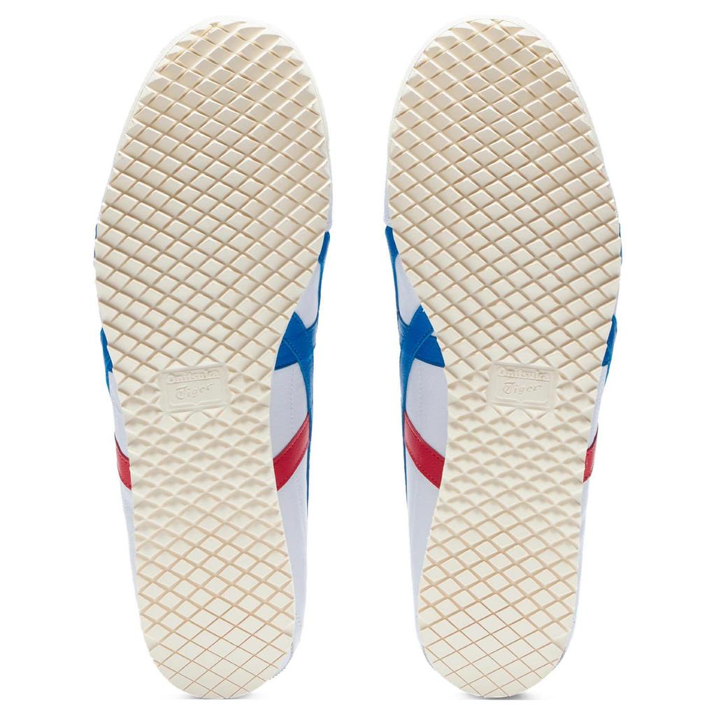 ONITSUKA TIGER Мексика 66 Кожаная удобная повседневная нескользящая дышащая легкая повседневная обувь с низким берцем Кроссовки унисекс Белые 1183A872-112