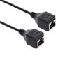 Plug and Play Male/Female To Female Ethernet Port Network Cable Adapter VGA To RJ45 VGA Extender