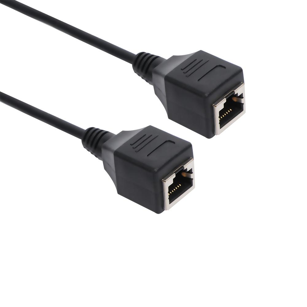 Plug and Play Male/Female To Female Ethernet Port Network Cable Adapter VGA To RJ45 VGA Extender