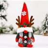 Cloth Christmas Plush Doll Cartoon Handmade Deer Antlers Dwarf Ornament Exquisite Creative Faceless Doll Photo Props
