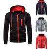 2024 Mens Zipper Up Hoody Plain Hoodie Zipper Sports Hooded Coat Warm Jacket Hoodie Sweatshirt