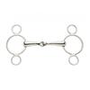 Lorina Континентальный кляп для лошадей с одним шарниром и двумя кольцами