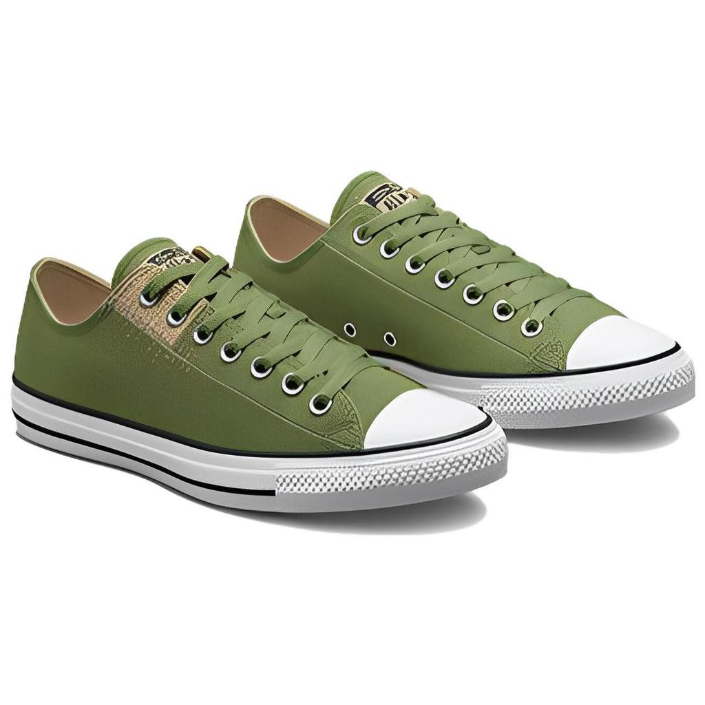 Converse Chuck Taylor All Star Прошитые Удобные Универсальные Низкие Кеды из Канваса Унисекс Зеленые A03421F