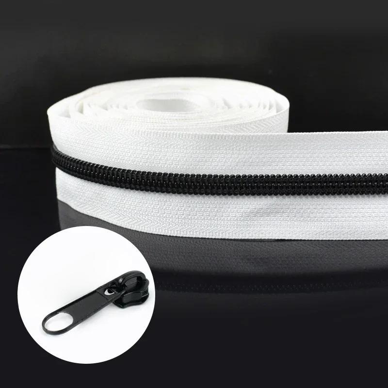 1-5 м 5# Нейлоновые молнии Meetee со слайдерами-пуллерами для молнии, тесьма для молнии для сумки, куртки, пластиковая спиральная молния, швейные аксессуары