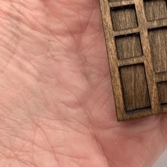 Миниатюрная полка для безделушек, деревянная игрушка Vinatge с несколькими отделениями, гладкая, без тонких краев, игровой домик