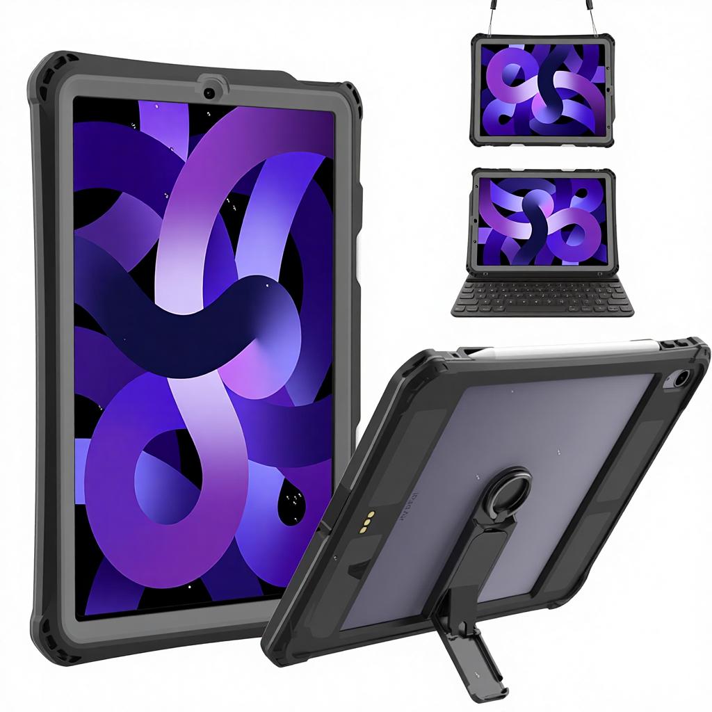 MRUOZRUI Waterproof Case iPad Air 11-inch (M2)/5th/4th Gen 10.9-inch Full-Body Protection Screen Protector Pencil Holder Made